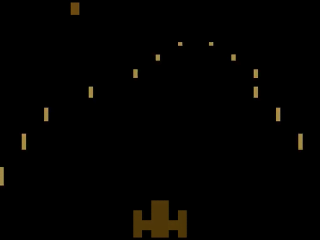 Night Driver title screen for Atari 2600